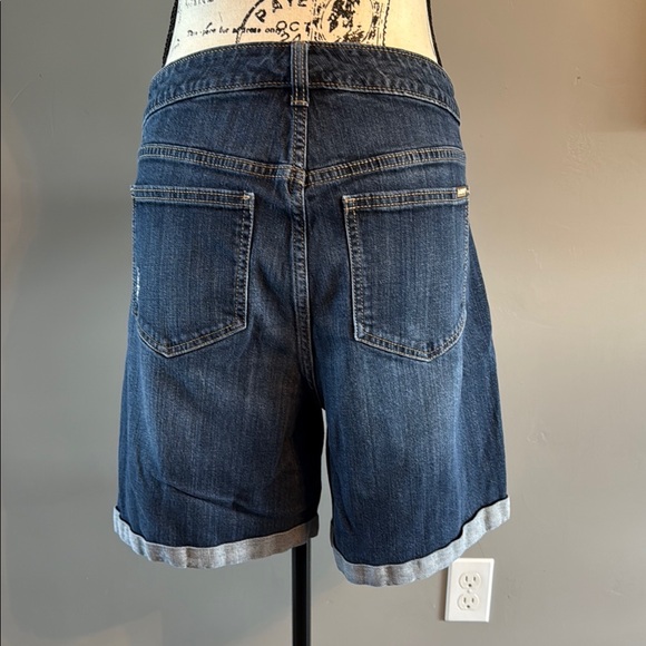 Jennifer Lopez - size 16W, boyfriend Denim Blue Women's Shorts - Picture 4 of 6